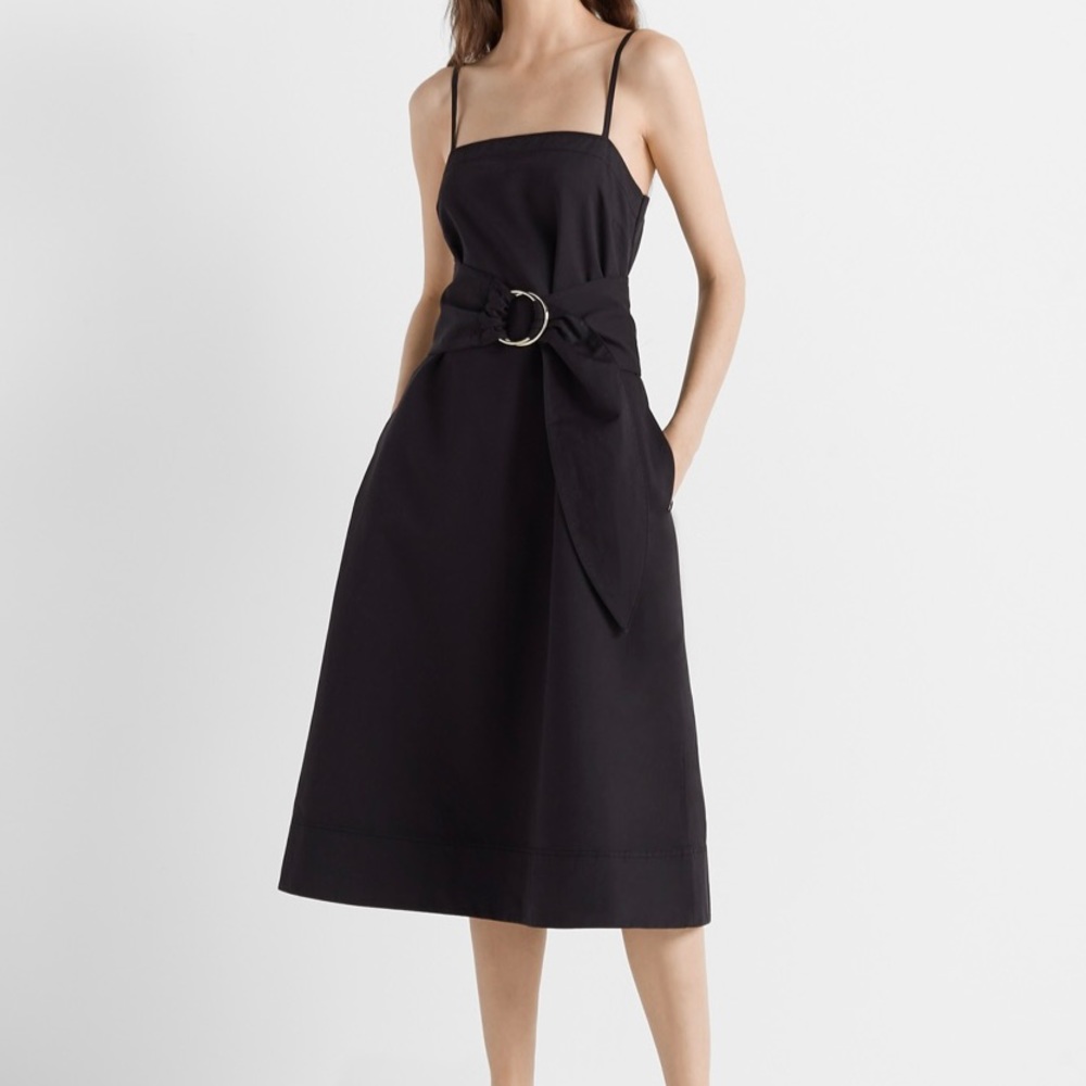 Club  Monaco Belted A-Line Dress